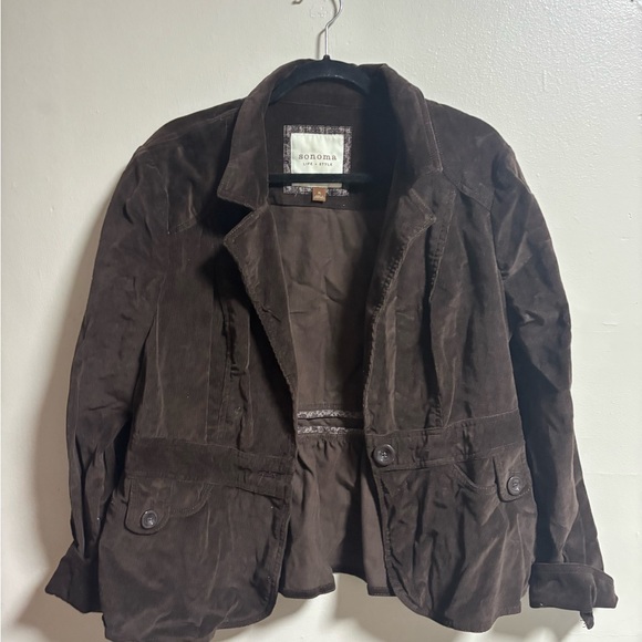 Sonoma corduroy Dark Brown Jacket - Picture 1 of 3